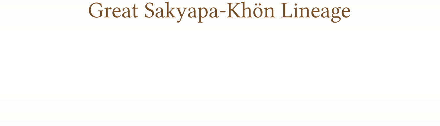 Long Life Prayer for Entire Sakya Khon Lineage