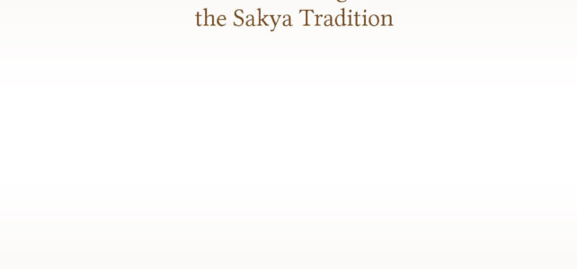Basic teachings of the Sakya Tradition