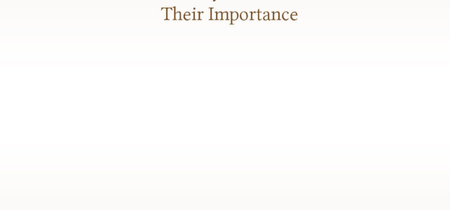 Preliminary Practices and Their Importance